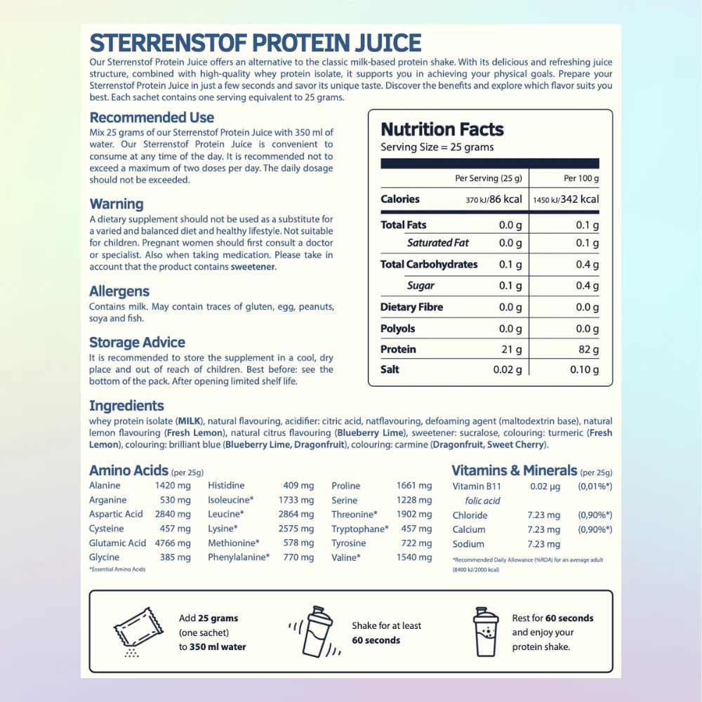 Protein Juice Sample Box